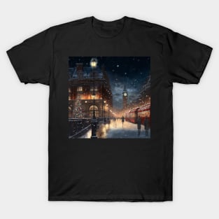 Christmas in town square III T-Shirt